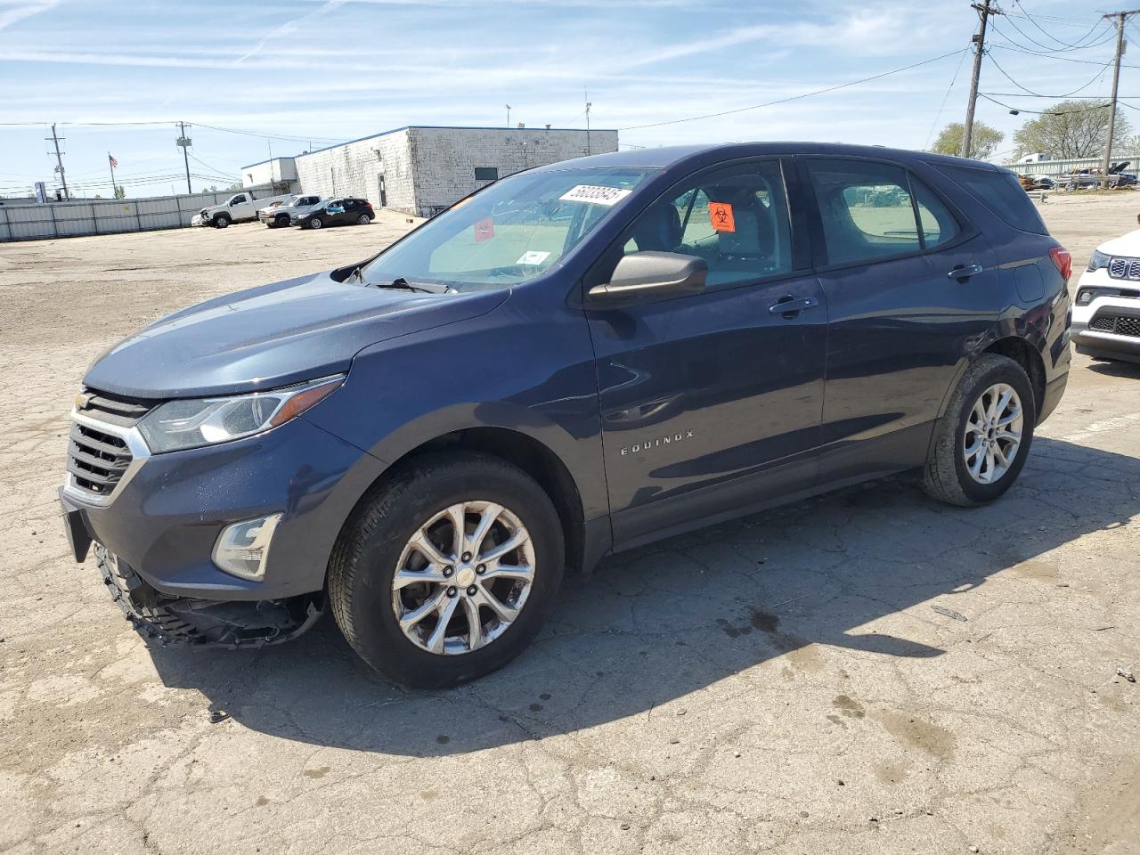 2018 Chevrolet Equinox Ls na sprzedaż w Chicago Heights, IL - Rear End