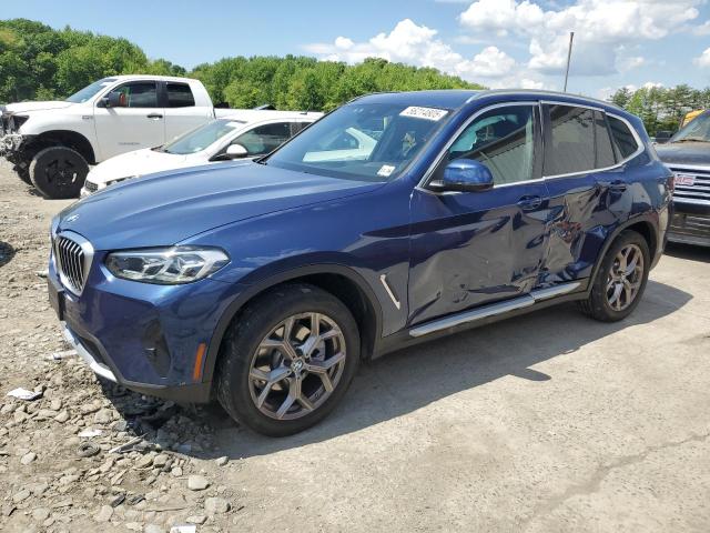 BMW X3 2022 Синий