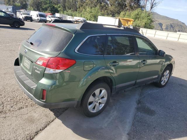  SUBARU OUTBACK 2012 Green