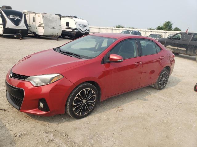 Sedans TOYOTA COROLLA 2015 Red