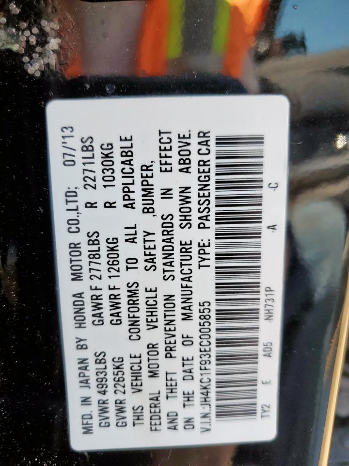 2014 Acura Rlx Advance VIN: JH4KC1F93EC005855 Lot: 58566005