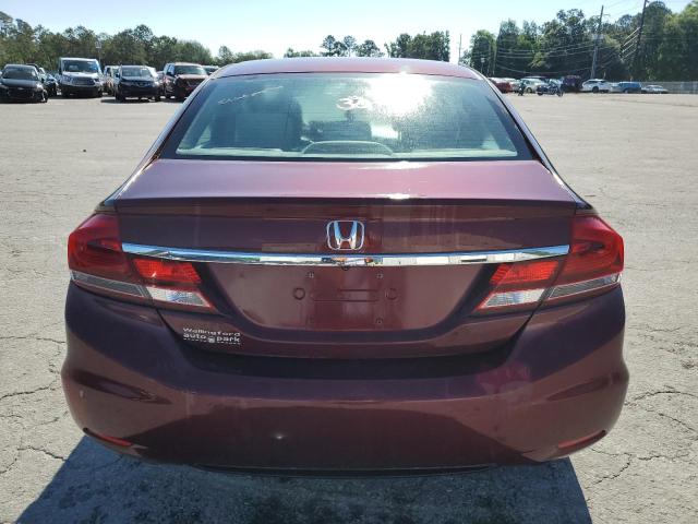 Sedans HONDA CIVIC 2014 Burgundy