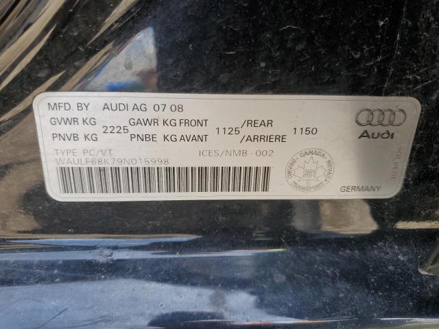 2009 AUDI A4 2.0T QUATTRO