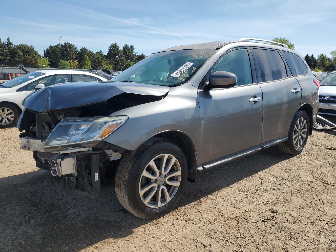 2016 Nissan Pathfinder S იყიდება Elgin-ში, IL - Front End