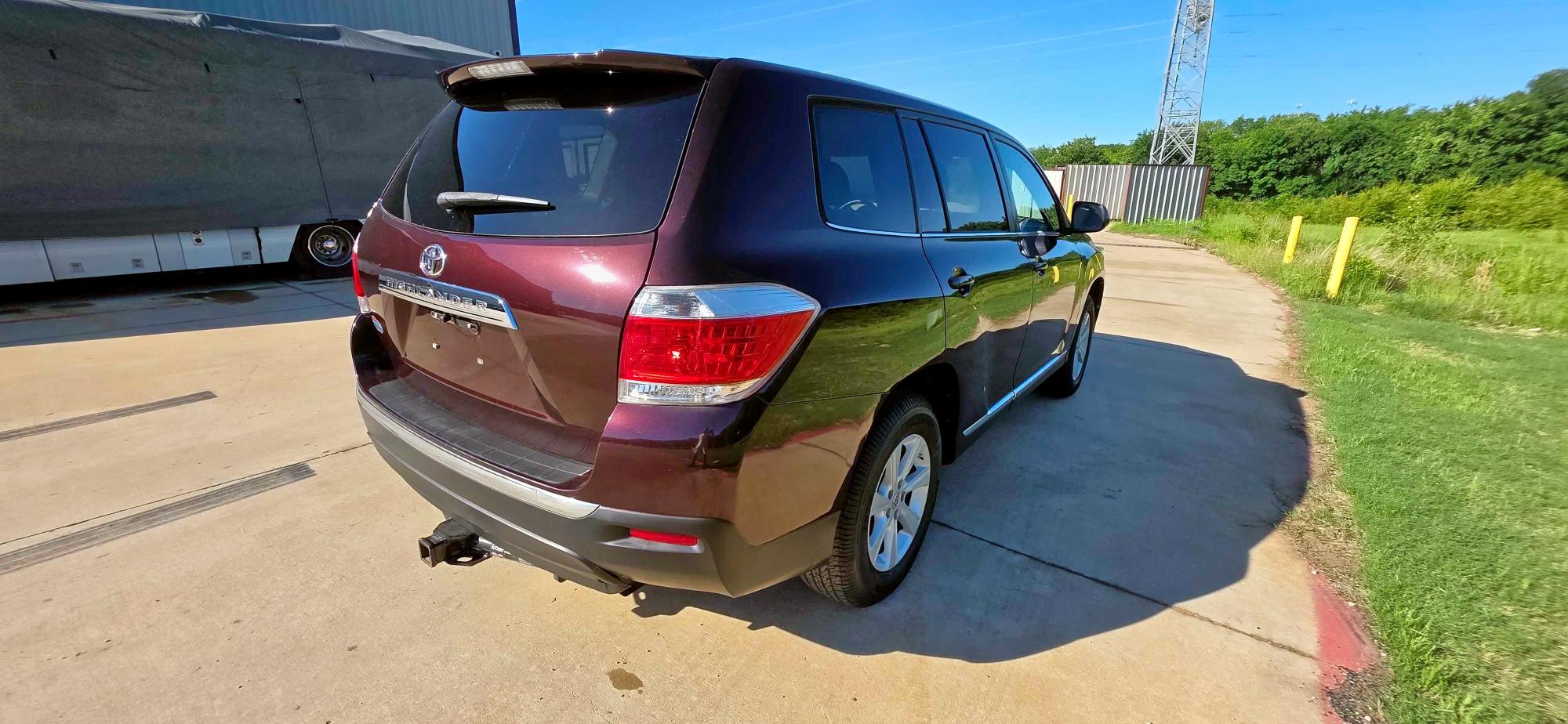 Parquets TOYOTA HIGHLANDER 2012 Burgundy