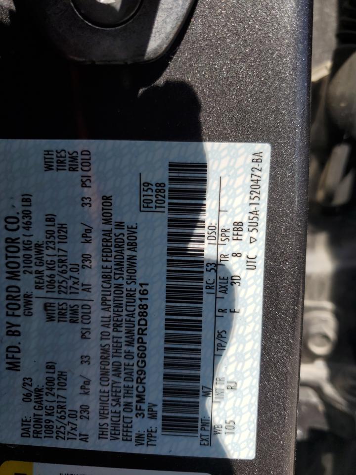 2023 Ford Bronco Sport Heritage VIN: 3FMCR9G60PRD88161 Lot: 56848755