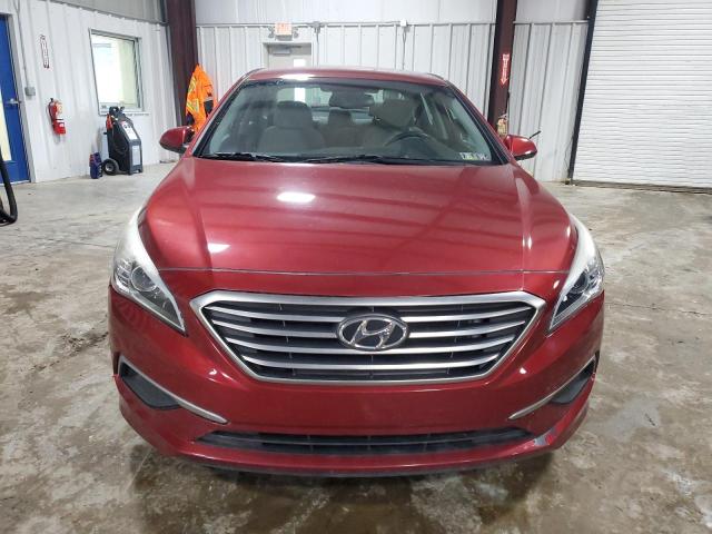  HYUNDAI SONATA 2016 Червоний