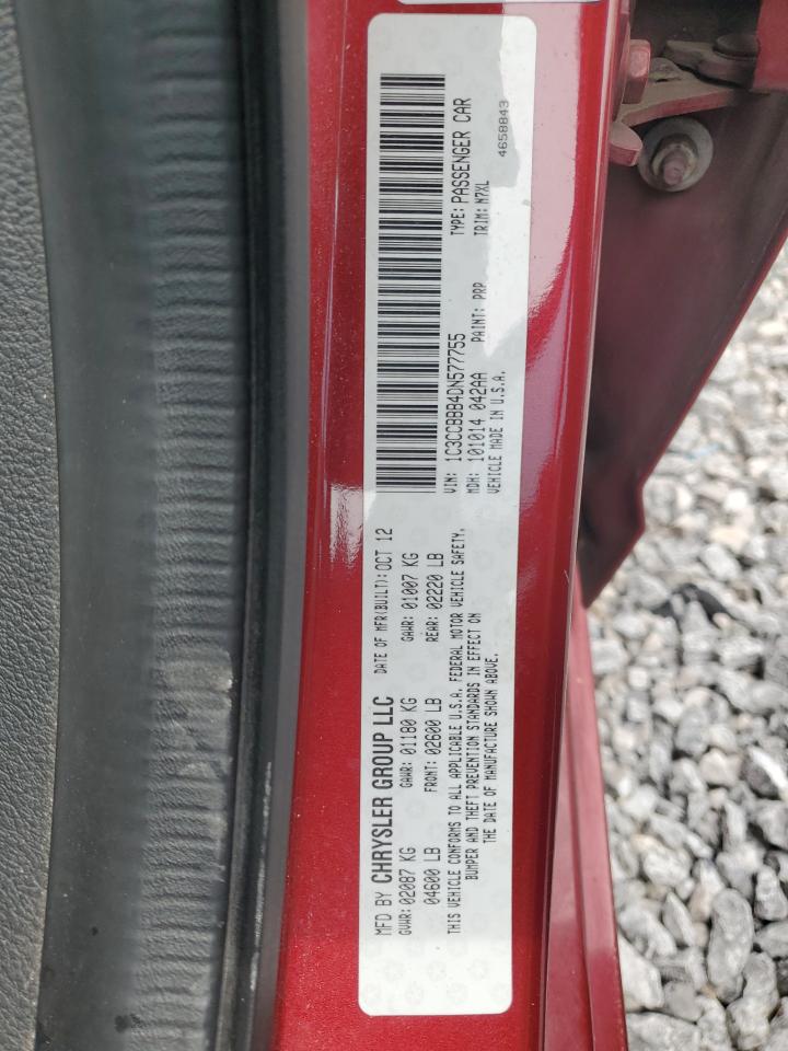 2013 Chrysler 200 Touring VIN: 1C3CCBBB4DN577755 Lot: 55904845