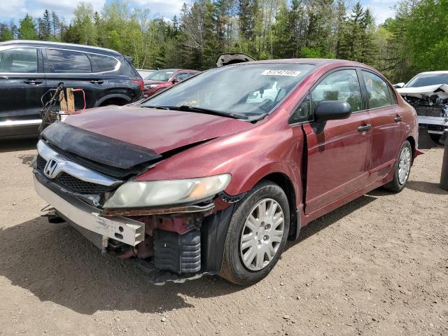 2009 HONDA CIVIC DX for sale at Copart ON - COOKSTOWN