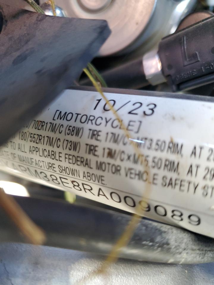 2024 Yamaha Yzfr7 VIN: JYARM38E8RA009089 Lot: 59010385