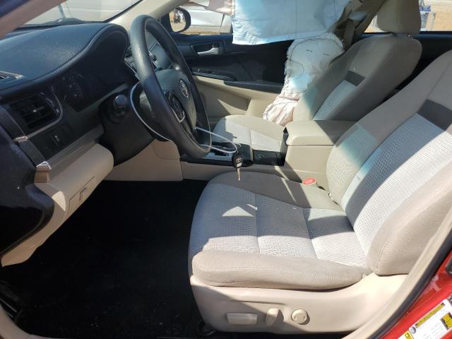  TOYOTA CAMRY 2012 Red