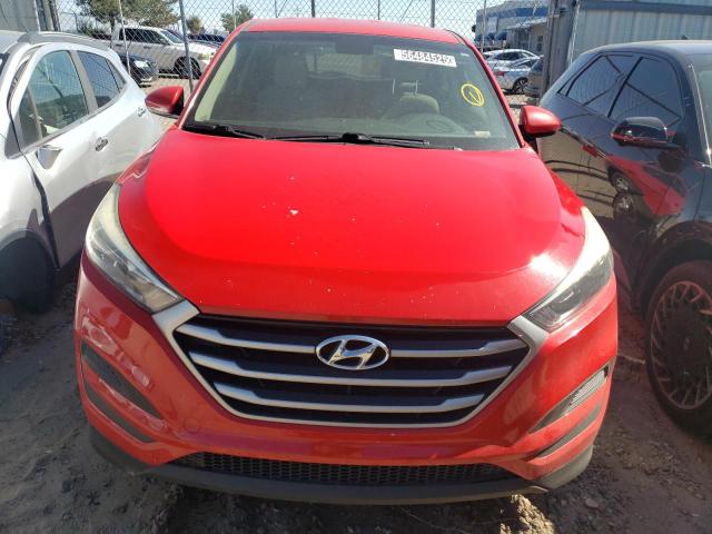  HYUNDAI TUCSON 2018 Czerwony