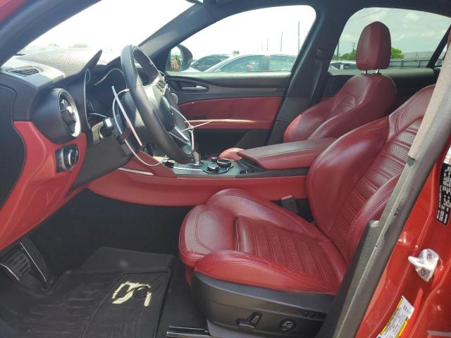  ALFA ROMEO STELVIO 2018 Czerwony