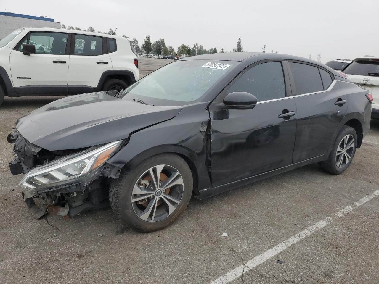 2020 Nissan Sentra Sv იყიდება Rancho Cucamonga-ში, CA - Front End