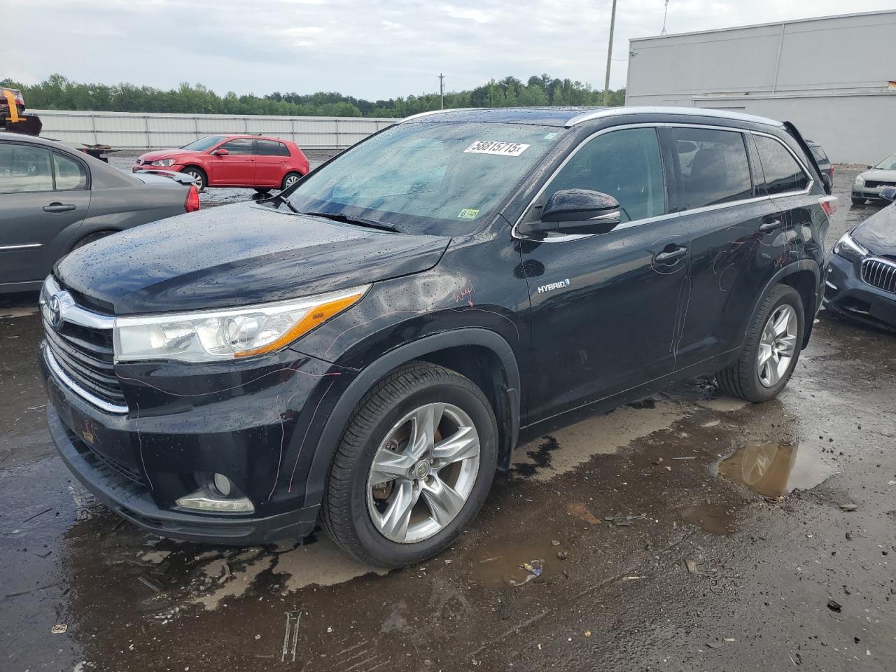 2014 Toyota Highlander Hybrid Limited zu verkaufen in Fredericksburg, VA - Rear End