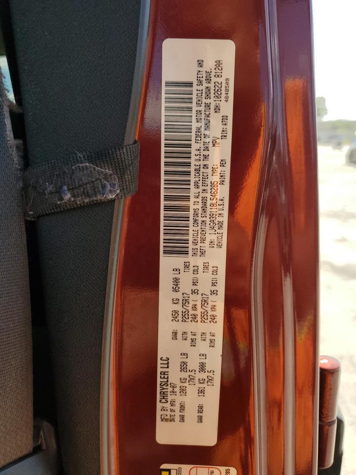 2008 Jeep Wrangler Unlimited X VIN: 1J4GA39118L546285 Lot: 56026035
