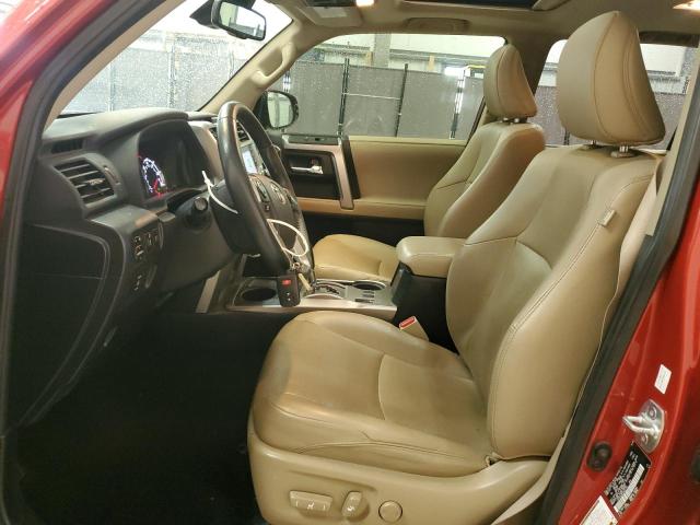  TOYOTA 4RUNNER 2020 Czerwony