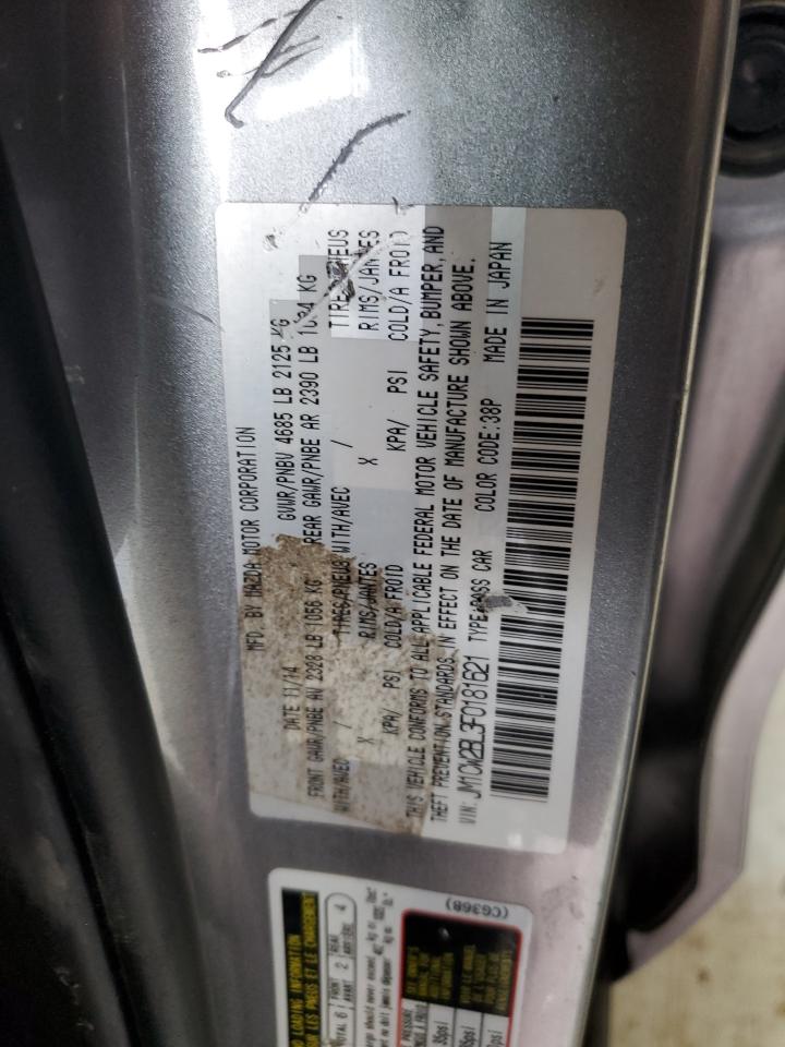 2015 Mazda 5 Sport VIN: JM1CW2BL3F0181621 Lot: 57063715