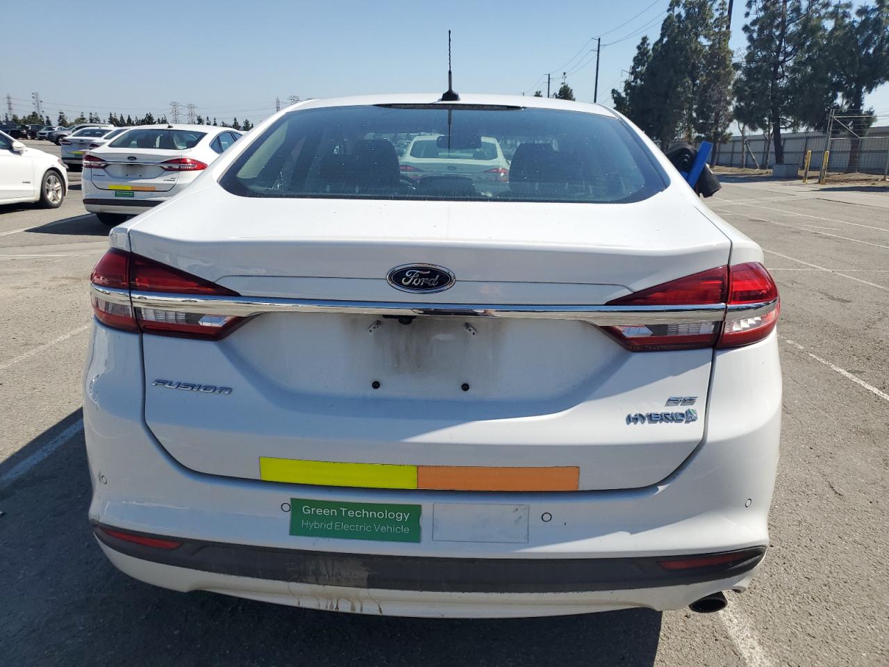 2017 Ford Fusion Se Hybrid VIN: 3FA6P0LU7HR409733 Lot: 54029485
