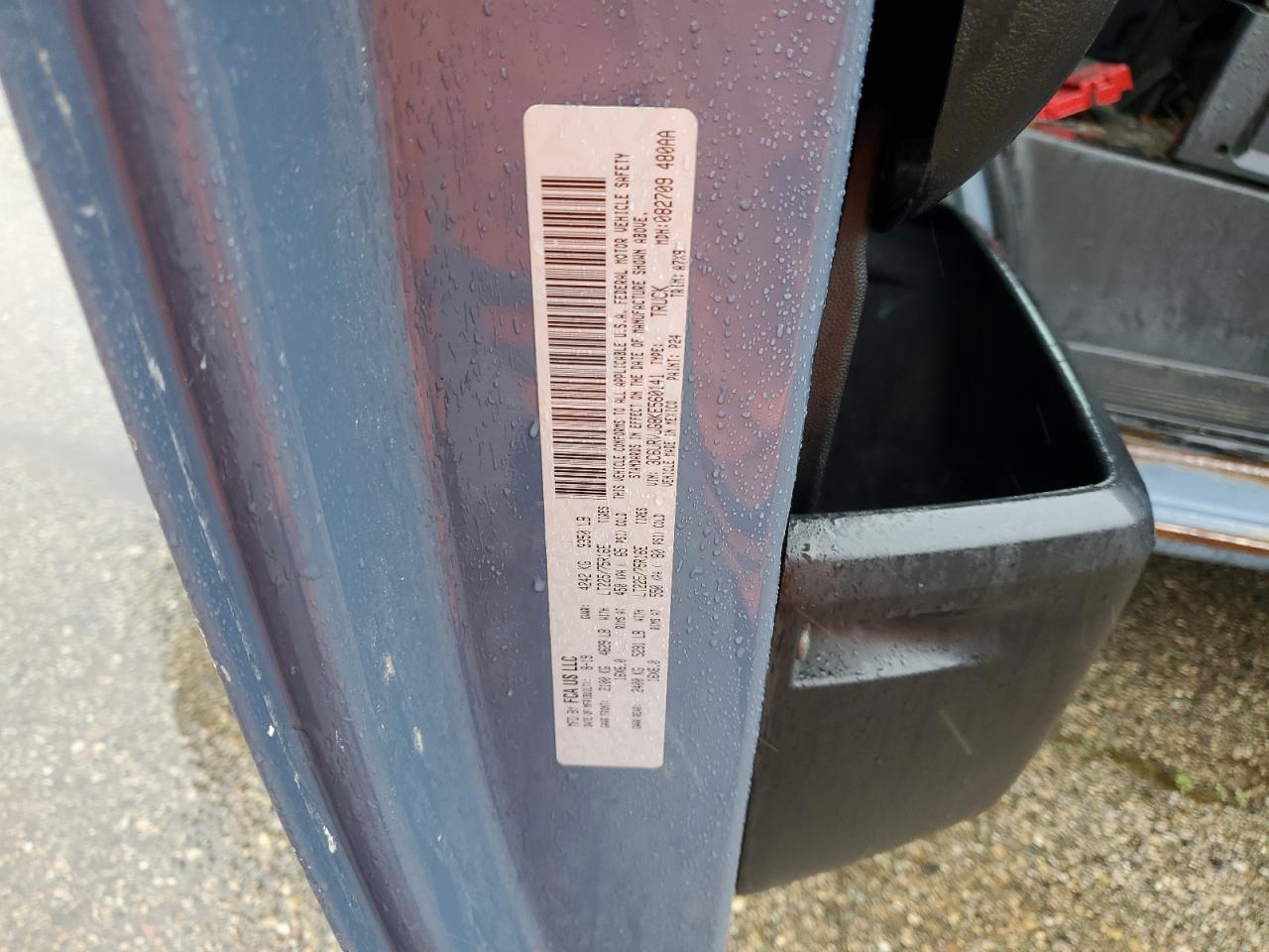 2019 Ram Promaster 3500 3500 High VIN: 3C6URVJG8KE560141 Lot: 56586725