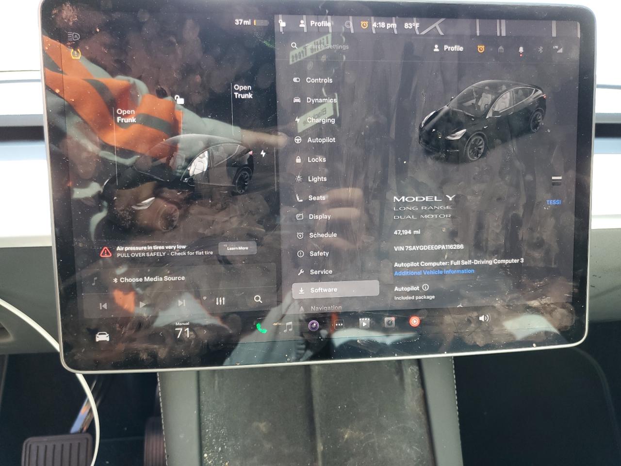 2023 Tesla Model Y VIN: 7SAYGDEE0PA116286 Lot: 56168605