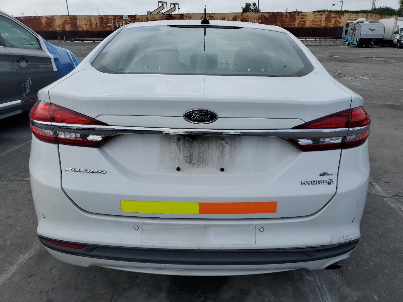 2018 Ford Fusion Se Hybrid VIN: 3FA6P0LU8JR278642 Lot: 54025455