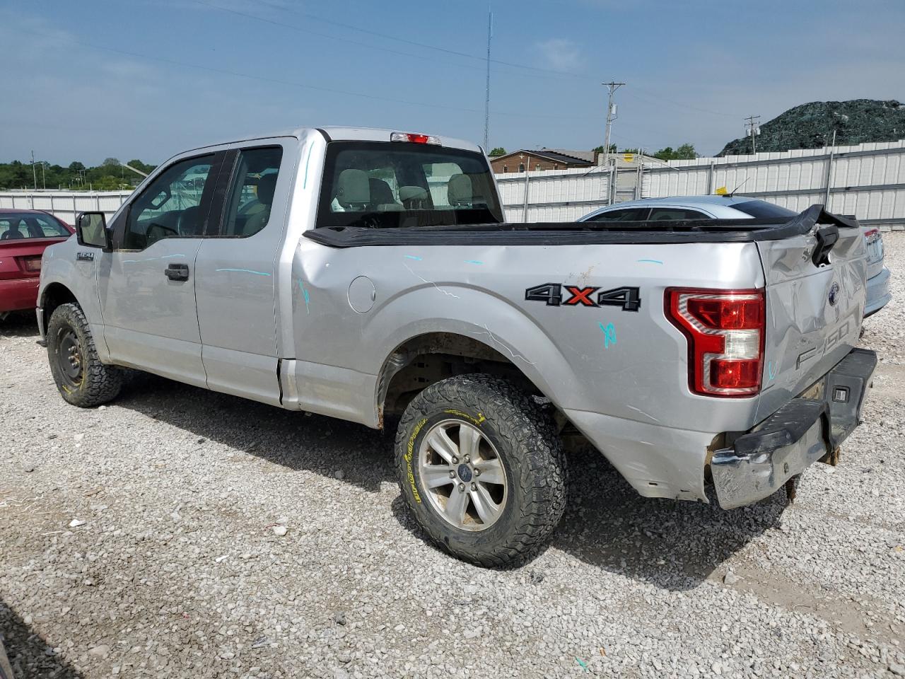 2019 Ford F150 Super Cab silver null gas 1FTEX1EB5KKD36221 photo #3