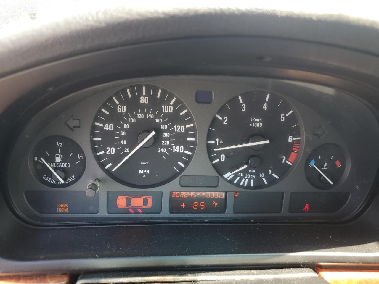 1998 BMW 528 I Automatic VIN: WBADD6329WGT95363 Lot: 58658085