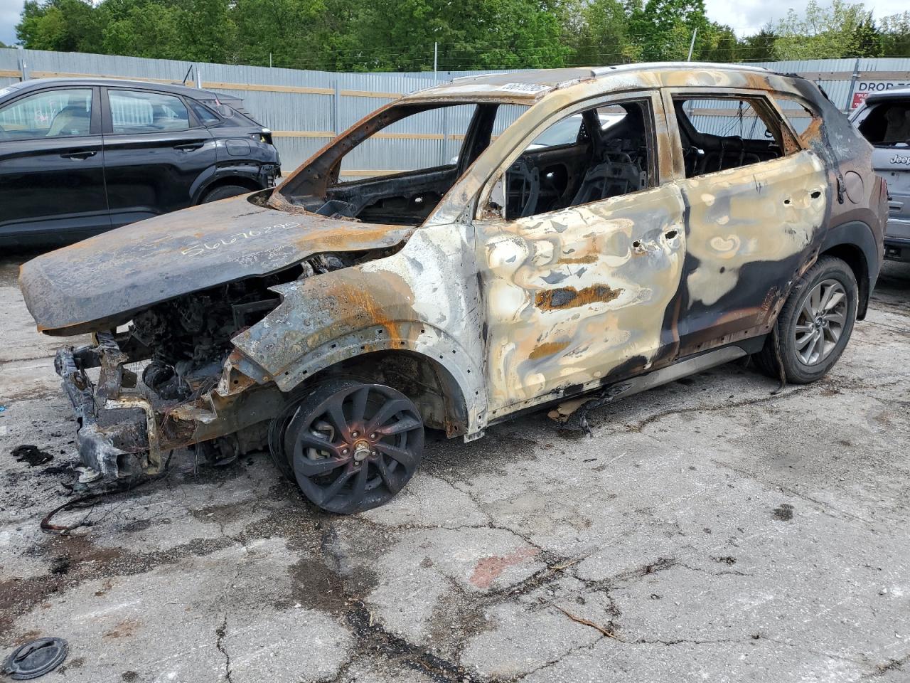 2017 Hyundai Tucson Limited იყიდება Rogersville-ში, MO - Burn