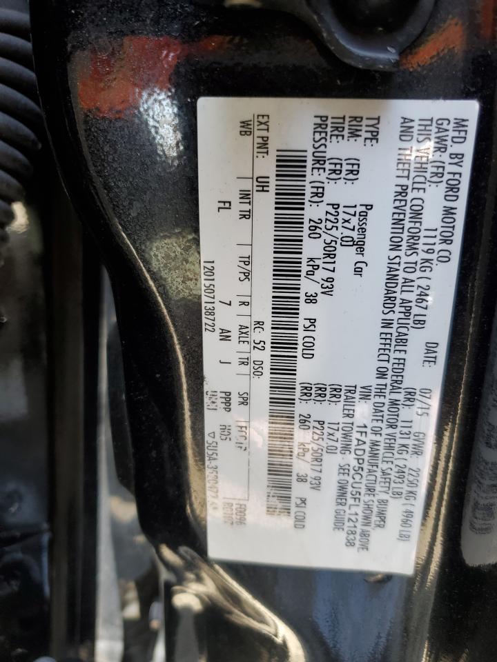 2015 Ford C-Max Premium Sel VIN: 1FADP5CU5FL121838 Lot: 57617495