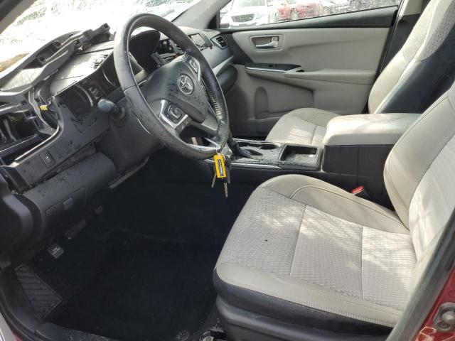  TOYOTA CAMRY 2015 Red
