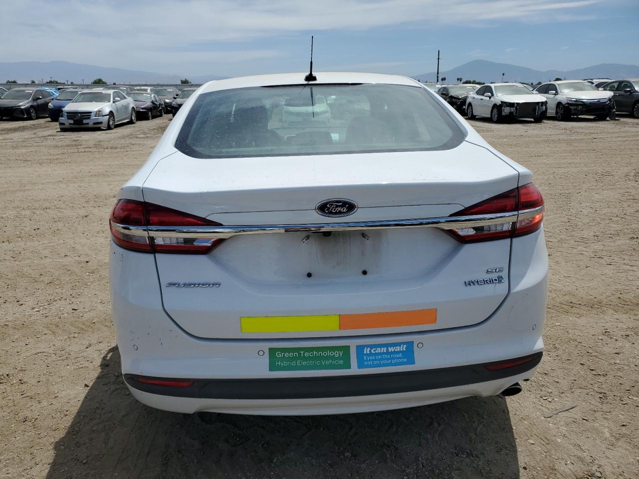 2018 Ford Fusion Se Hybrid VIN: 3FA6P0LU3JR278628 Lot: 54032665