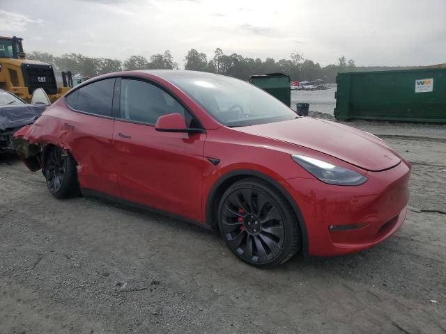  TESLA MODEL Y 2023 Czerwony