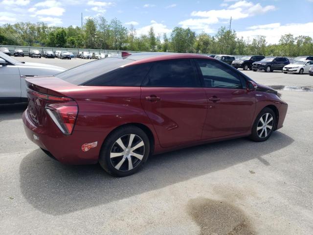 Sedans TOYOTA MIRAI 2017 Red