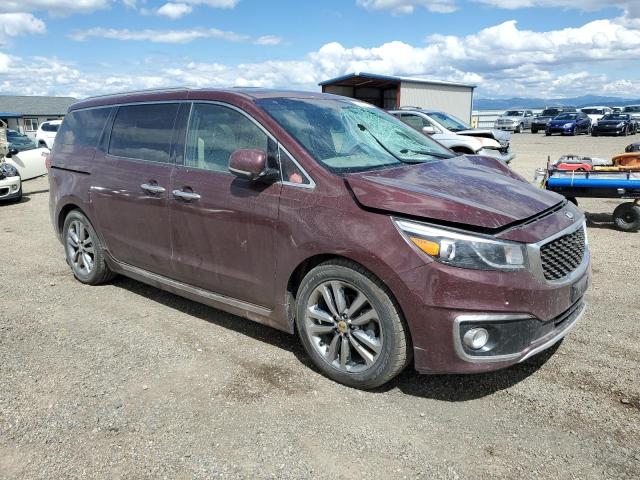  KIA SEDONA 2018 Бургунди