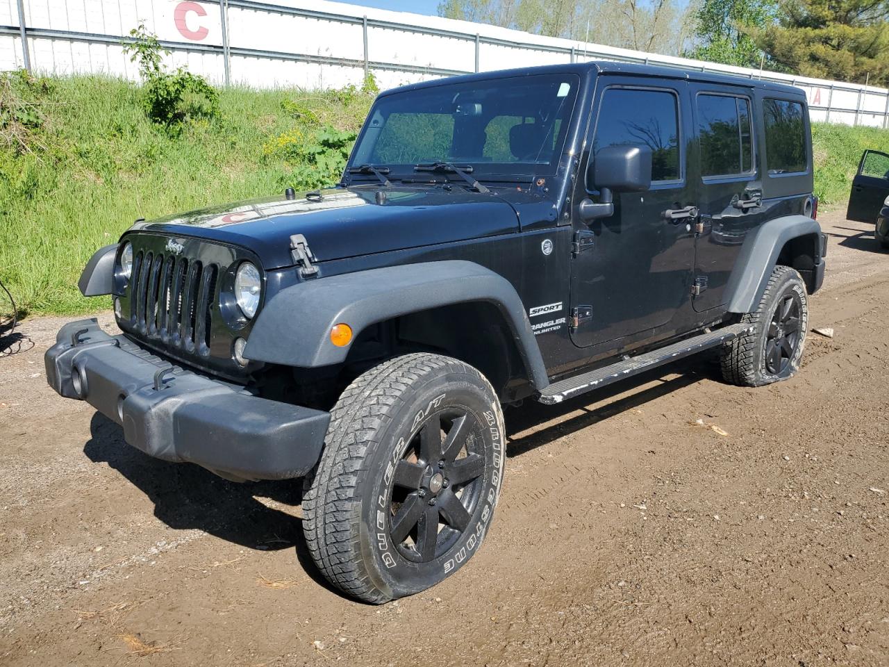 2015 Jeep Wrangler Unlimited Sport for Sale in Davison, MI - Side