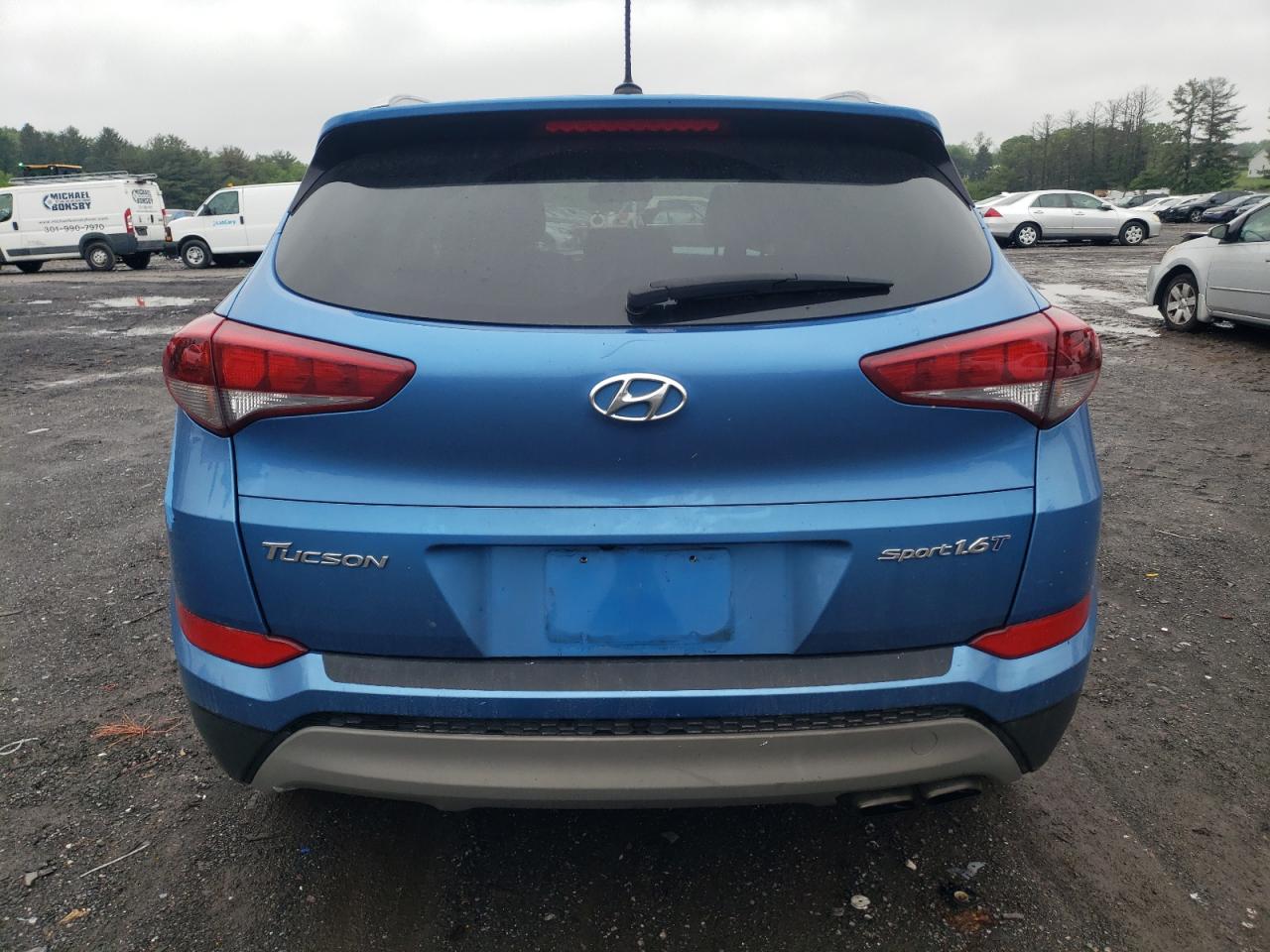 2017 Hyundai Tucson Limited VIN: KM8J33A25HU519610 Lot: 57106775