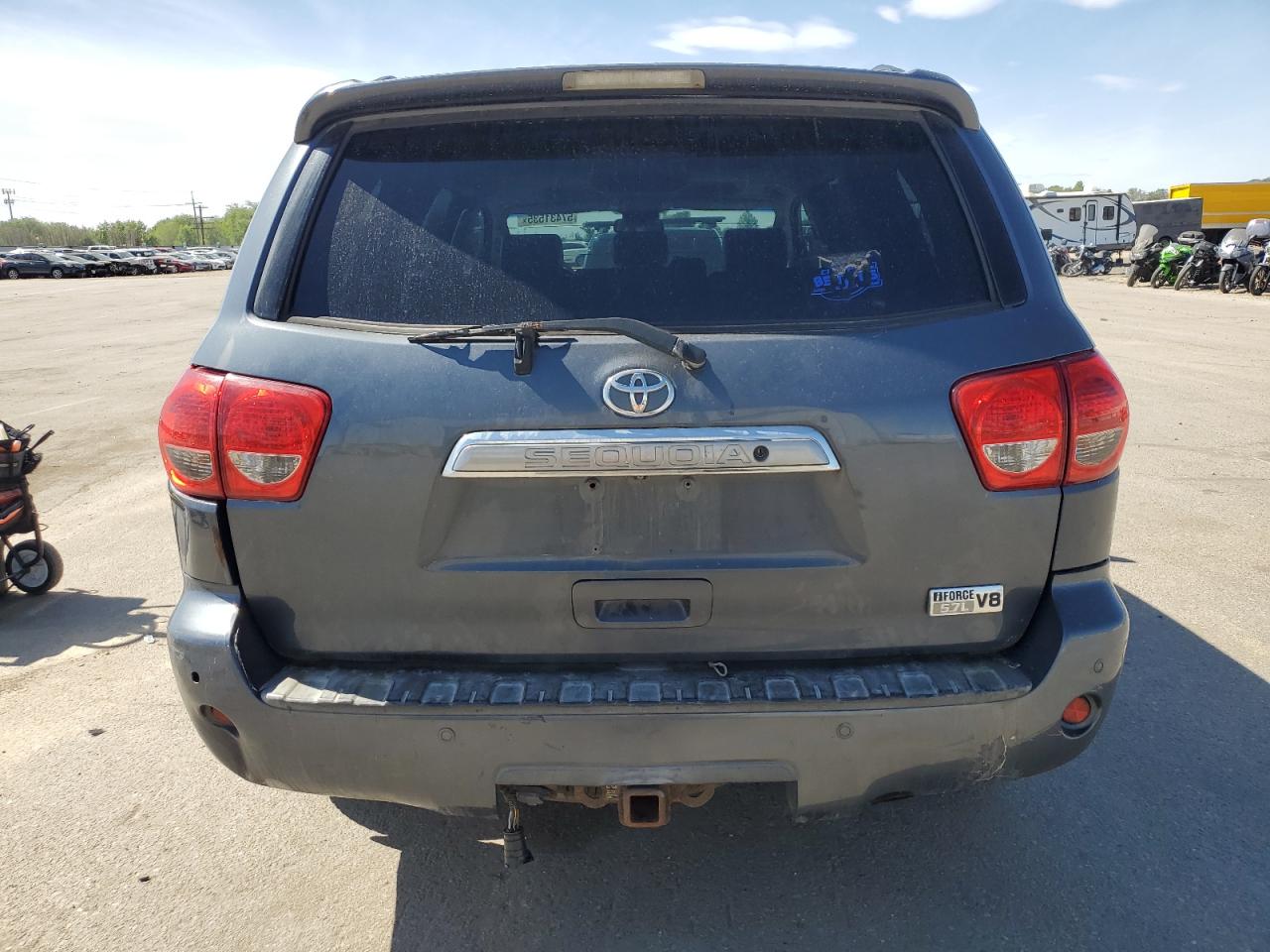 2008 Toyota Sequoia Limited VIN: 5TDBY68AX8S017592 Lot: 57431535