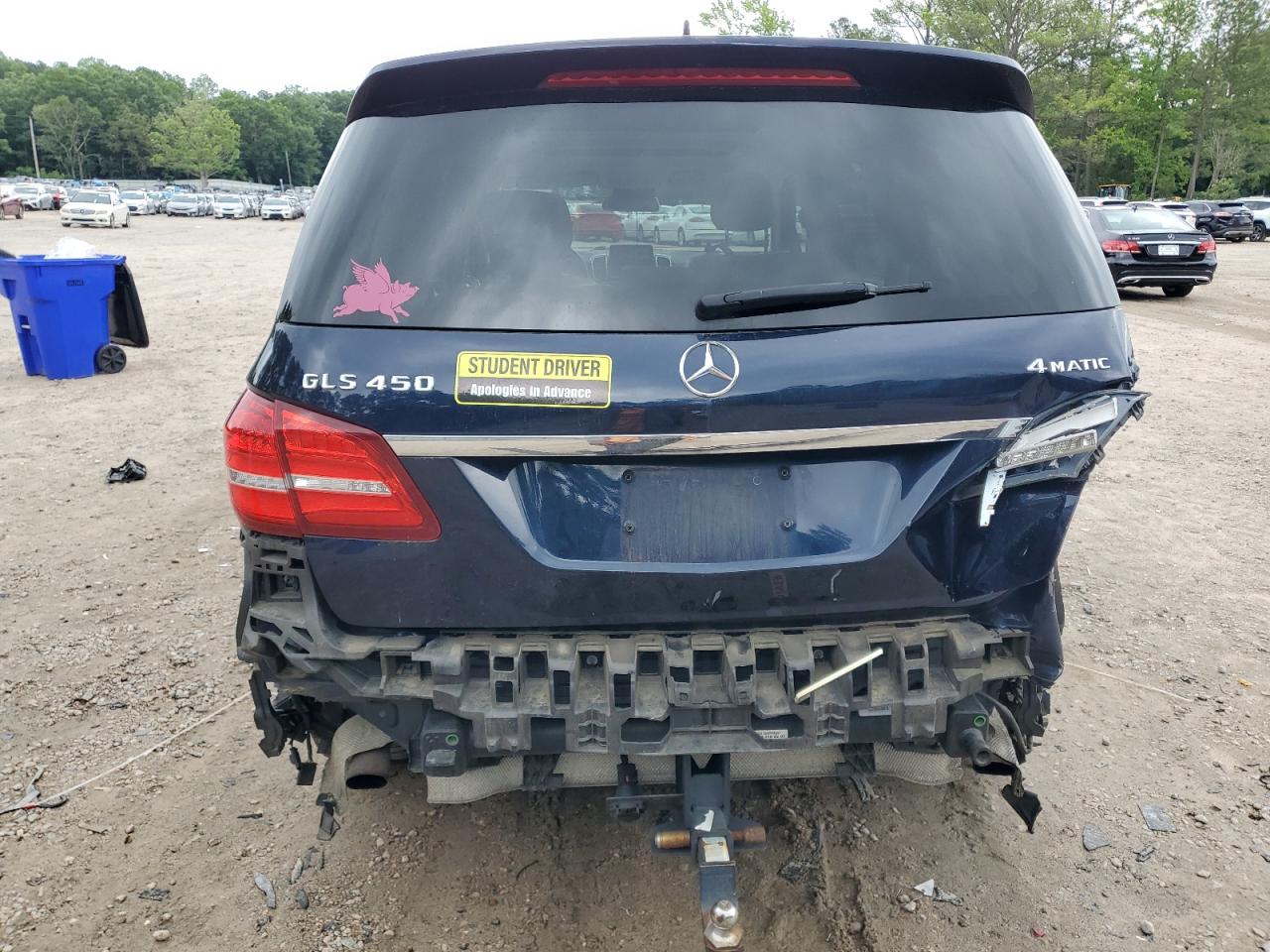 2017 Mercedes-Benz Gls 450 4Matic VIN: 4JGDF6EE0HA786200 Lot: 59059465