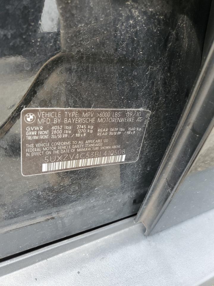 2011 BMW X5 xDrive35I VIN: 5UXZV4C53BL410508 Lot: 56425935