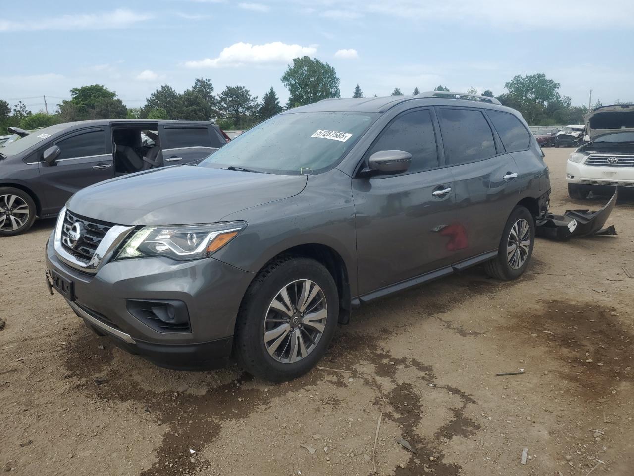 2019 Nissan Pathfinder S na sprzedaż w Elgin, IL - Rear End