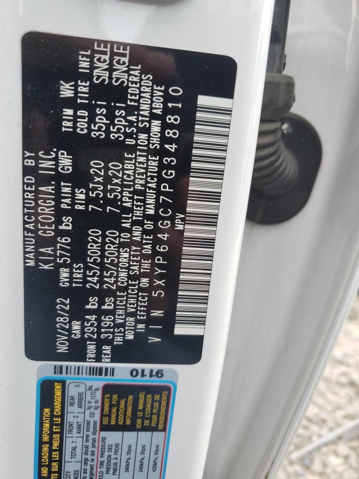 2023 Kia Telluride S VIN: 5XYP64GC7PG348810 Lot: 56673435