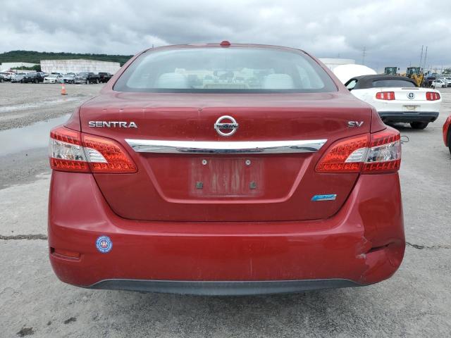Sedans NISSAN SENTRA 2014 Red