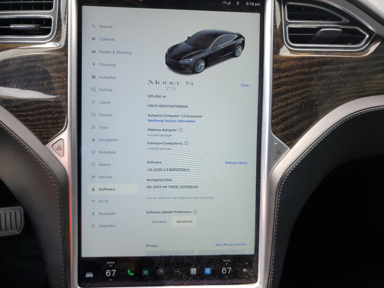 2016 Tesla Model S VIN: 5YJSA1E10GF156998 Lot: 56800735