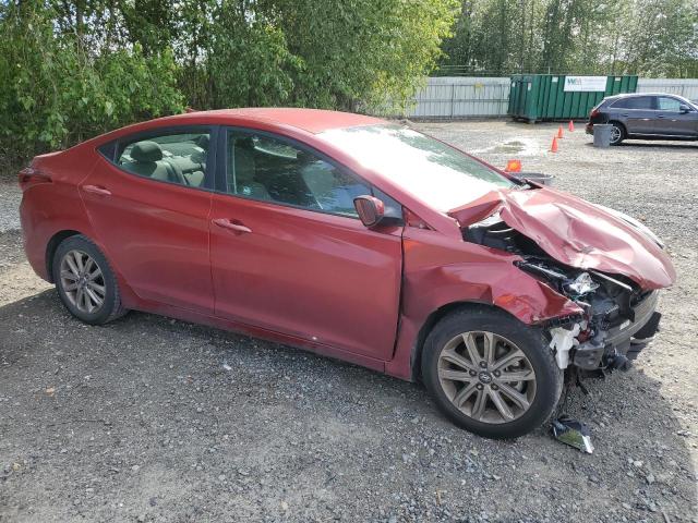  HYUNDAI ELANTRA 2016 Red