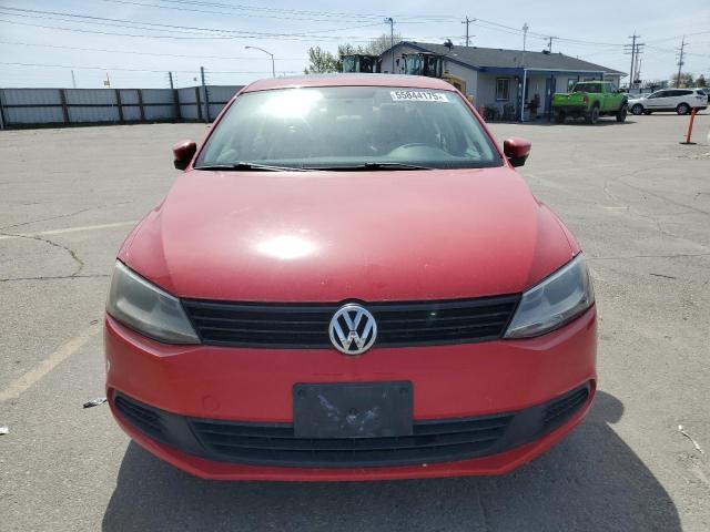 VOLKSWAGEN JETTA 2012 Красный