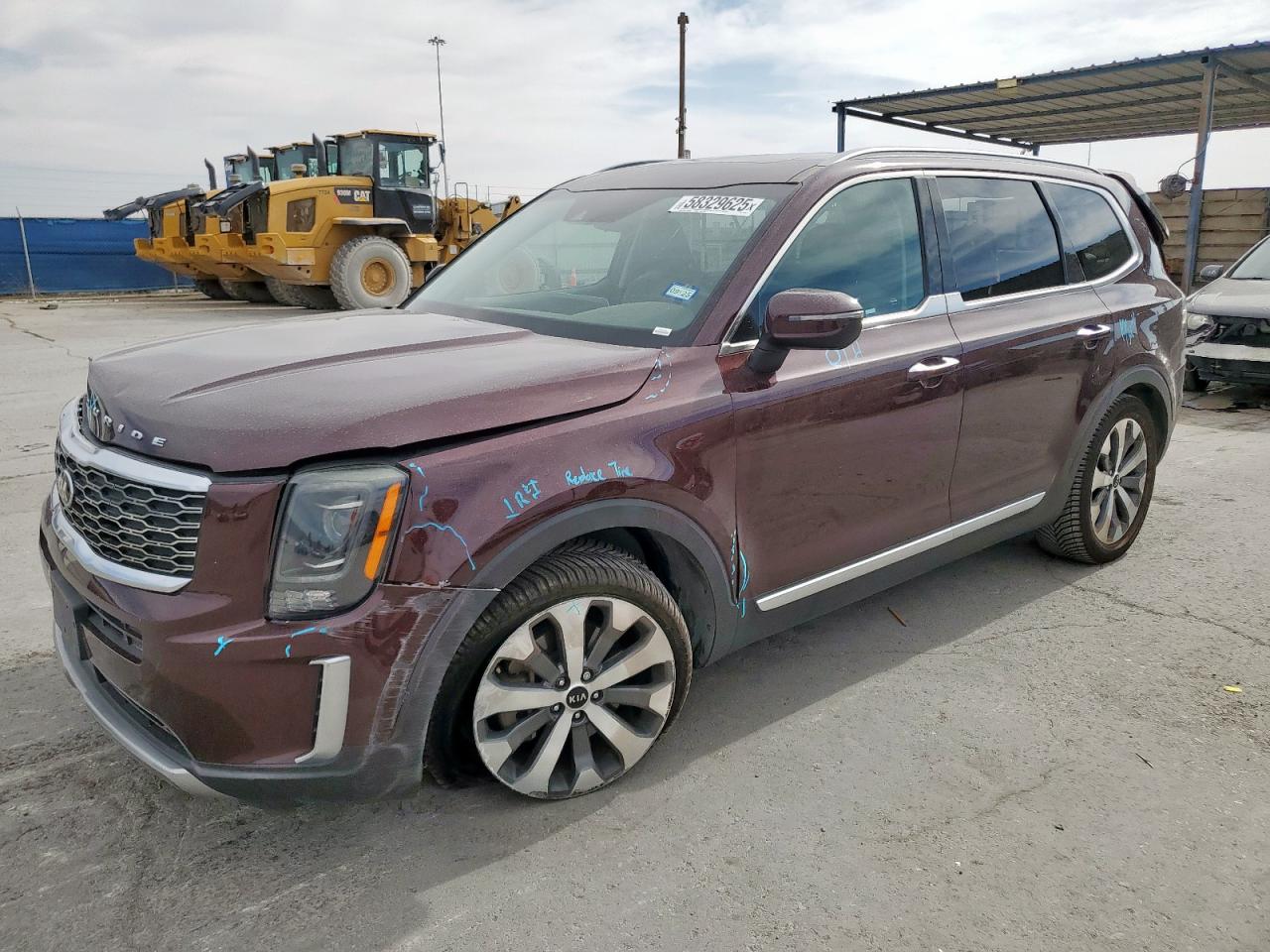 2020 Kia Telluride S VIN: 5XYP6DHC9LG041003 Lot: 58329625