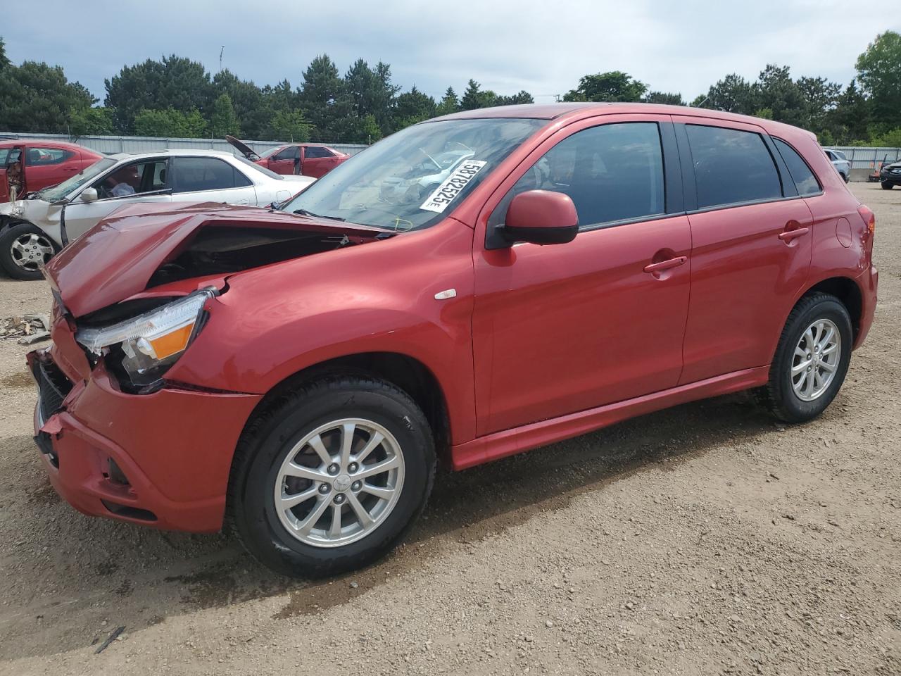 2012 Mitsubishi Outlander Sport Es for Sale in Elgin, IL - Front End