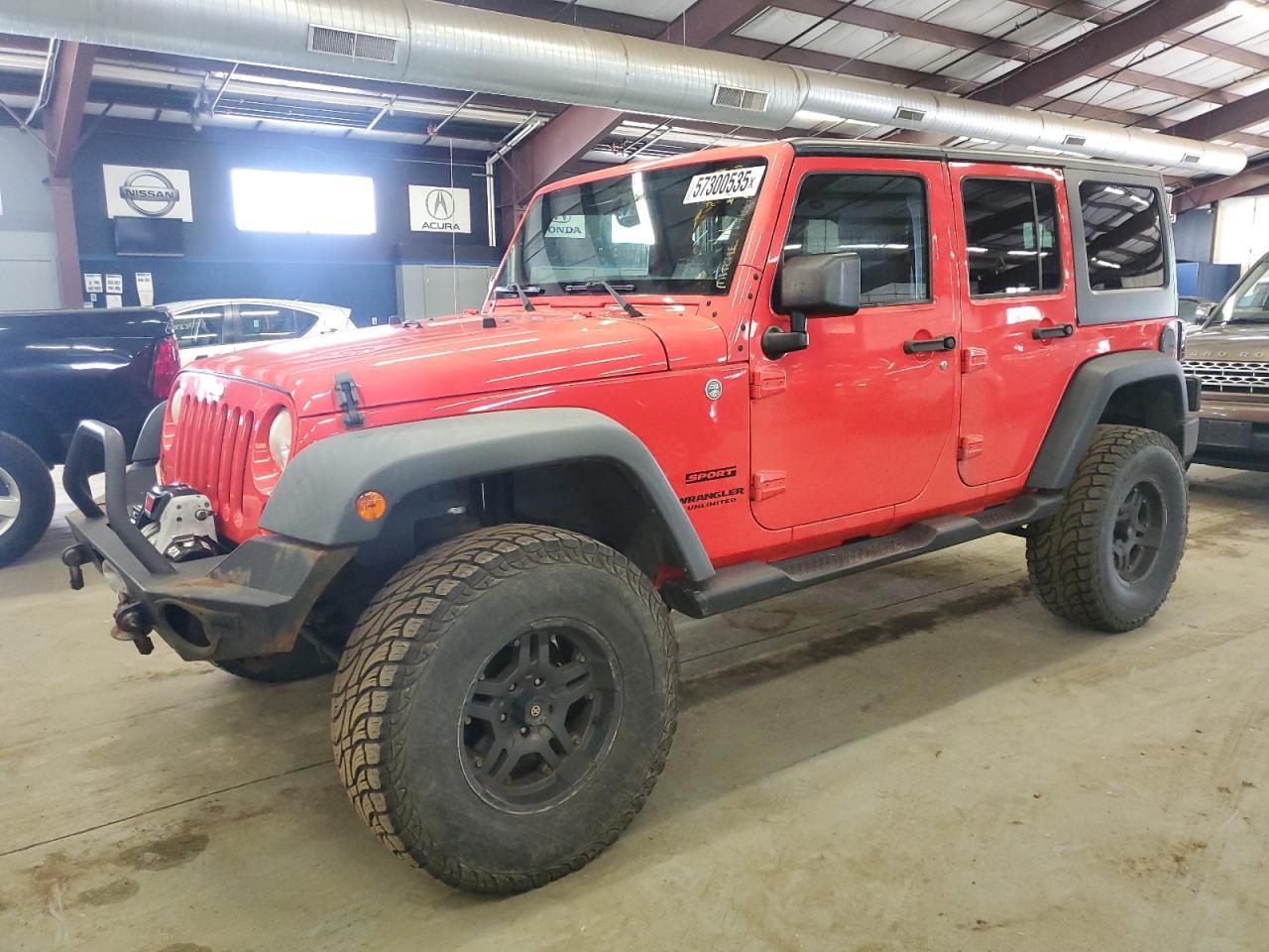 2013 Jeep Wrangler Unlimited Sport VIN: 1C4HJWDG5DL597192 Lot: 57300535
