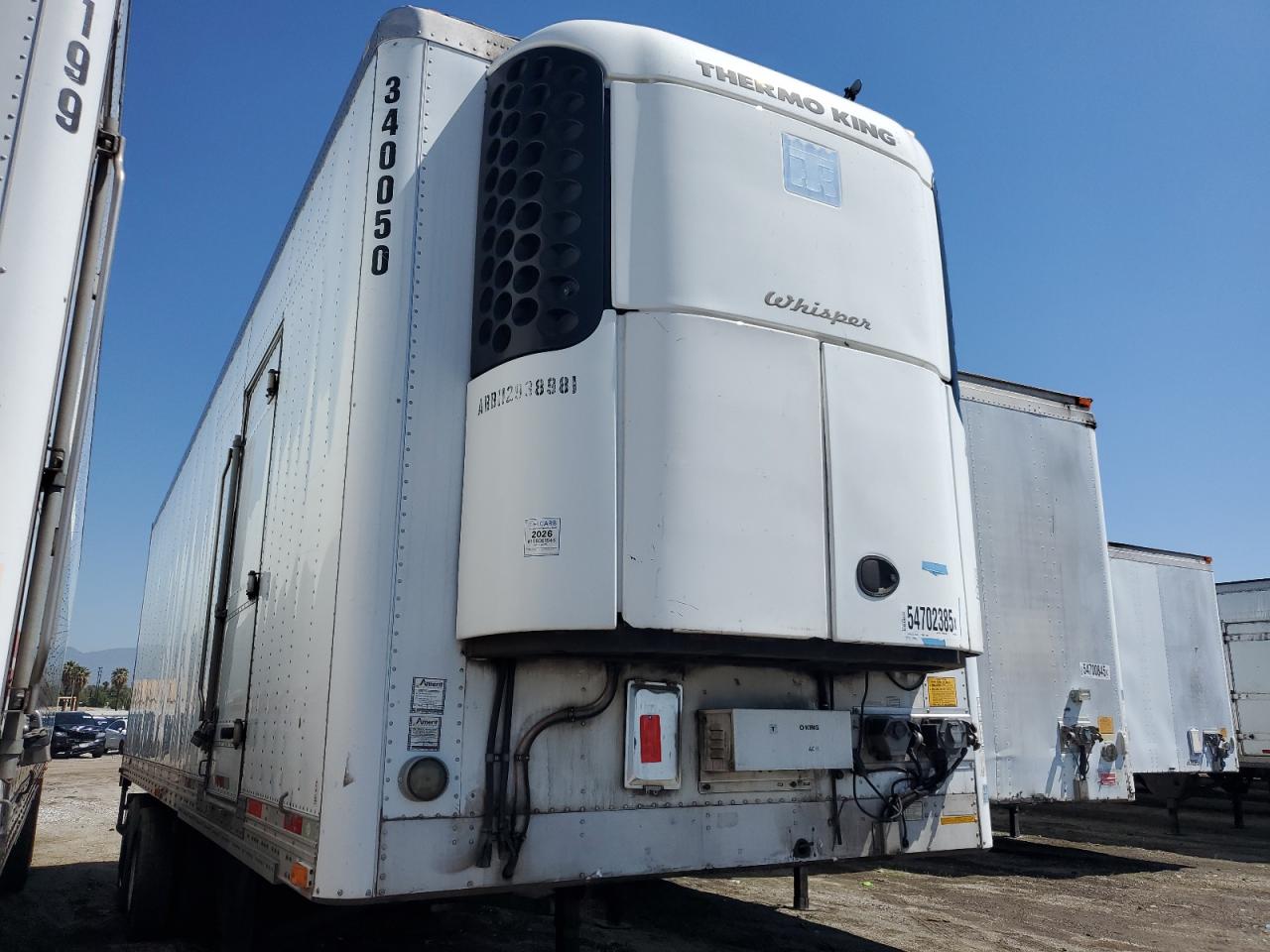 2013 Utility Vs2Ra Refrigerated Van Trailer en Venta en Colton, CA - Normal Wear